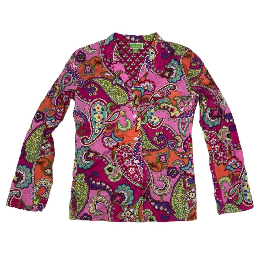 Vera Bradley colorful paisley print top. XS